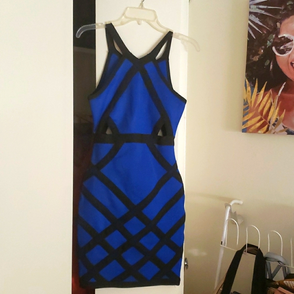 Electric BLue Bandage #minidress ! 👗
